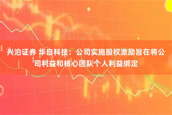 兴泊证券 华自科技：公司实施股权激励旨在将公司利益和核心团队个人利益绑定