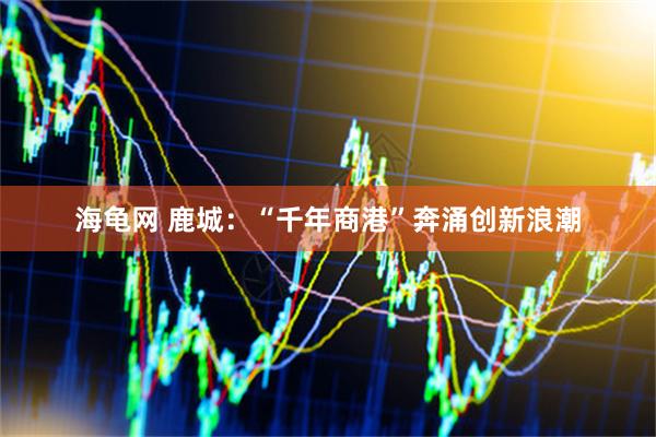 海龟网 鹿城：“千年商港”奔涌创新浪潮